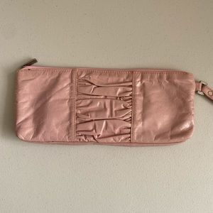 Harveys light pink clutch